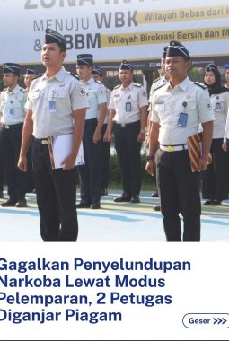 Gagalkan Penyelundupan Narkoba Lewat Modus Pelemparan, 2 Petugas Diganjar Piagam Penghargaan