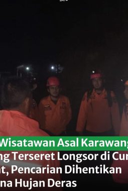 Dua Wisatawan Asal Karawang Hilang Terseret Longsor di Curug Cileat Subang