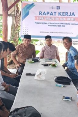 ‎Pengurus LTN – NU Aceh Singkil, gerak cepat raker dan hasilkan beberapa poin program, di Sunset cafe, Sabtu, 16 Mei 2026.