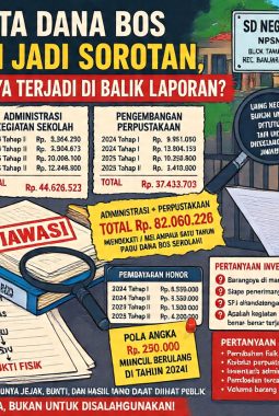 PULUHAN JUTA DANA BOS SDN SUNIA II JADI SOROTAN.  Anggaran Administrasi dan Perpustakaan Capai Rp.82 Juta, Hasilnya Di Mana?