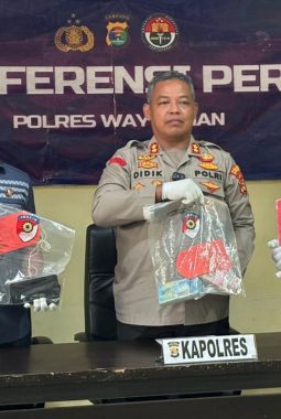 Dalam Sehari, Polres Way Kanan Bekuk Pelaku Tindak Pidana Penipuan, Narkotika Hingga Tambang Illegal
