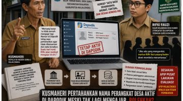 Dinas Pendidikan Majalengka Disorot: Nama Perangkat Desa Aktif Masih “Nongkrong” di Dapodik SD Negeri Sunia 2 Meski Tak Mengajar Lagi.