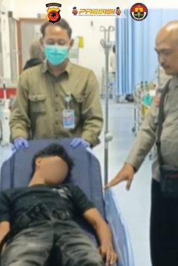 Sigap Tolong Warga, Personel Polsek Panyingkiran Evakuasi Korban Laka Lantas ke Rumah Sakit Saat Patroli Malam