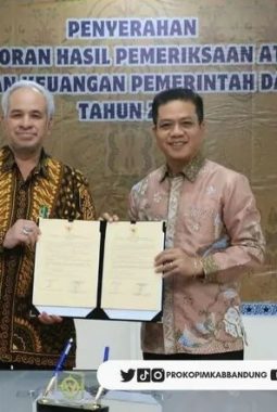 Kabupaten Bandung Raih Opini WTP ke-10 Kali Berturut-turut dari BPK