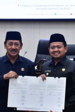Paripurna DPRD Sumedang Sahkan Dua Raperda, Perkuat Ketahanan Pangan dan Layanan Air Bersih