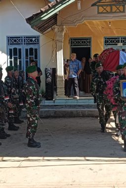 Pelda (Purn) Eko Pribadi tutup usia, Dimakamkan secara Militer di Abung Semuli