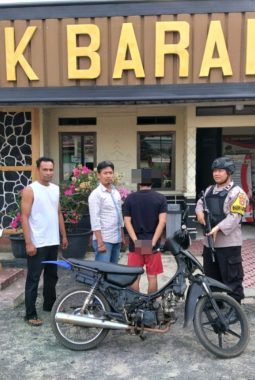 Polsek Baradatu Bekuk Diduga Pelaku Curat Sepeda Motor di Wonosari