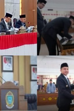 Bupati Ogan Ilir Hadiri Rapat Paripurna Tingkat II, Sampaikan Pendapat Akhir Atas  Raperda Inisiatif DPRD