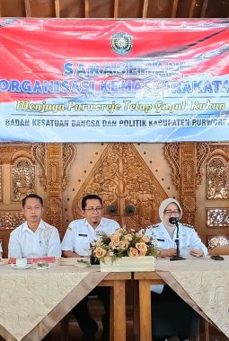 Jaga Kerukunan Daerah, Bupati Purworejo Hadiri Sarasehan Bersama Unsur Masyaraka