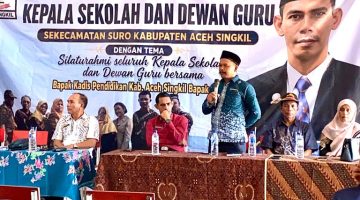 Plt Kadis Pendidikan Aceh Singkil Ajak Kepala Sekolah dan Guru Jaga Mutu Pendidikan di Gugus Masing-masing