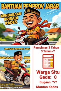 ASET HONDA WIN & DANA PAMSIMAS 3 TAHUN DESA SITUGEDE SUBANG KUNINGAN DIPERTANYAKAN, MANTAN KADES 2008-2014 DISOROT.
