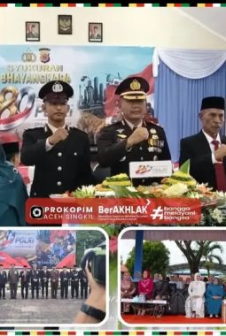 ‎Wabup Aceh Singkil Hadiri Syukuran Hari Bhayangkara ke-80, Apresiasi Pengabdian