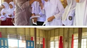 Di Tengah Efisiensi Dana Desa, Pemdes Teluk Ambun Tetap Prioritaskan Pendidikan: 58 Siswa Terima Bantuan dan Apresiasi Prestasi
