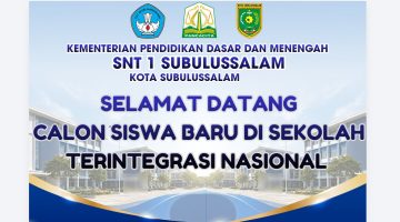 Dinas Pendidikan Subulussalam Buka Penjaringan Calon Siswa SMP Sekolah Nasional Terintegrasi 1