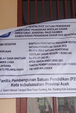 Dana APBN Rp470 Juta Hanya untuk Cat dan Paving, Revitalisasi SDN 1 Rundeng Diduga Terjadi Markup Rp300 Juta Lebih
