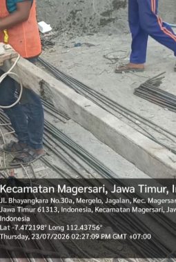 Diduga Abaikan K3, Pekerja Proyek Gedung BAZNAS-Forum CSR Kota Mojokerto Masih Ditemukan Tanpa APD