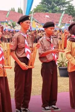Hari Pramuka ke-65 di Lampung Utara: Ribuan Generasi Muda Teguhkan Semangat Pengabdian