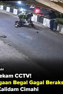 VIRAL CCTV DUGAAN AKSI BEGAL DI KALIDAM CIMAHI, POLISI DIHARAPKAN TELUSURI PELAKU