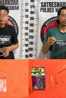 Hasil Tes Urine Positif Sabu, Dua Pemuda Asal Umpu Semenguk Diamankan Polres Way Kanan