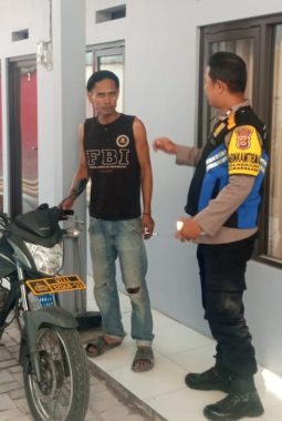 CEGAH KEJAHATAN, POLSEK MARGAASIH POLRES CIMAHI CEK KOS-KOSAN DI DESA NANJUNG