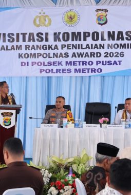 Kompolnas RI Lakukan Visitasi ke Polsek Metro Pusat dalam Penilaian Kompolnas Awards 2026