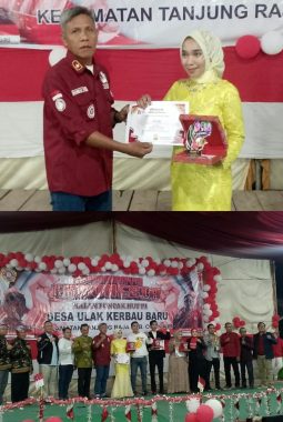 Semarak Malam Puncak Peringatan HUT RI ke 81 Tahun 2026, Piala Dibagikan di Desa Ulak Kerbau Baru
