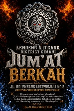 Menjemput Keberkahan di Hari Agung: Aksi Nyata Berbagi Lendeng N D’Gank District Cimahi