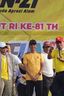 Semarak HUT RI ke-81, Colour Fun Genzi Aprozi Alam Guncang Stadion Sukung Kotabumi