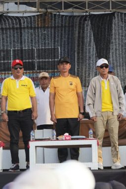 Meriahkan HUT RI ke-81, Wakapolres Lampung Utara Hadiri Colour Fun Genzi Aprozi Alam