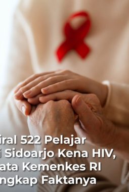 522 Pelajar di Sidoarjo dikabarkan terinfeksi HIV Sempat menyita perhatian Publik. Data resmi Kementerian