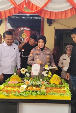 HUT Ke-11 Tekab 308, Satreskrim Lampung Utara Tegaskan Komitmen Buru Pelaku Kejahatan
