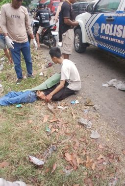 Tragedi Pagi di Tarahan, Pemuda 18 Tahun  Meninggal Dunia Di Duga Tabrak Lari